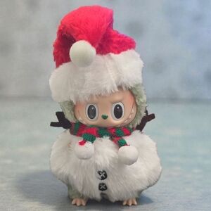 Festive Snow Outfit with Santa Hat